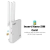 4G Sim WiFi Router, Plug and Play, LTE, Wi-Fi 300 with Micro SIM Card Slot, LAN Router