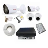 CP PLUS 4 CCTV Camera Full Set | 90 mtr Cable | HDD 500GB | Power Supply | DVR 4CH