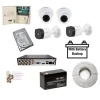 CP Plus 4 CCTV Camera Set With Battery Backup | HDD | 90mtr cable | 8 CH DVR