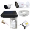 CP Plus 2.4 Megapixel Night vision 2 Bullet CCTV Camera Combo Set